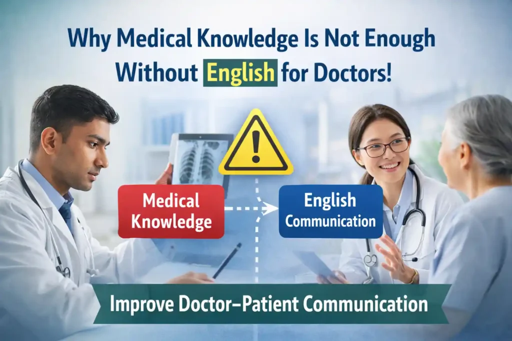 Why medical knowledge is not enough without English for doctors