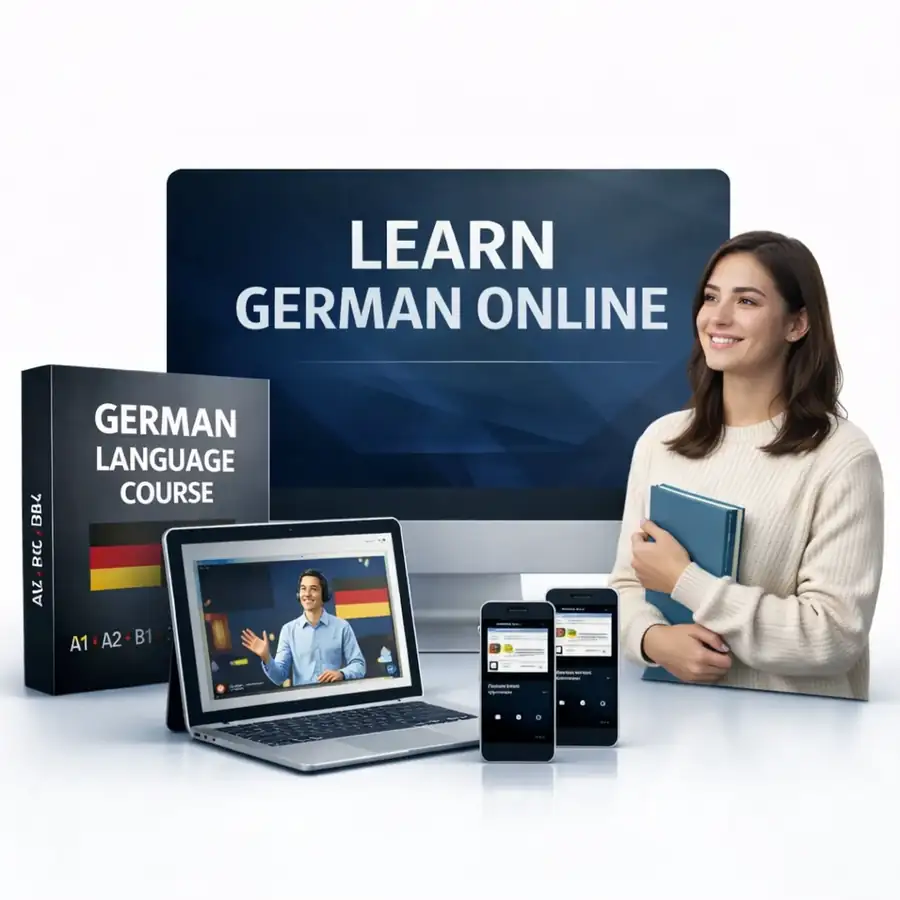 German language course online with live 1-on-1 classes
