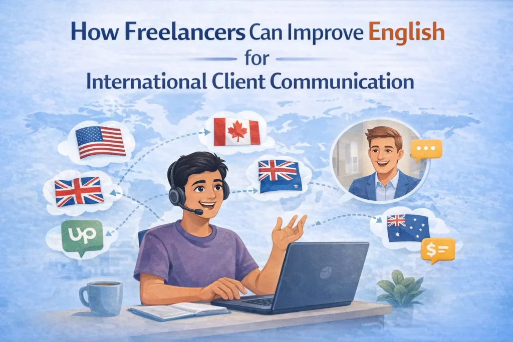 How freelancers can improve English for international client communication