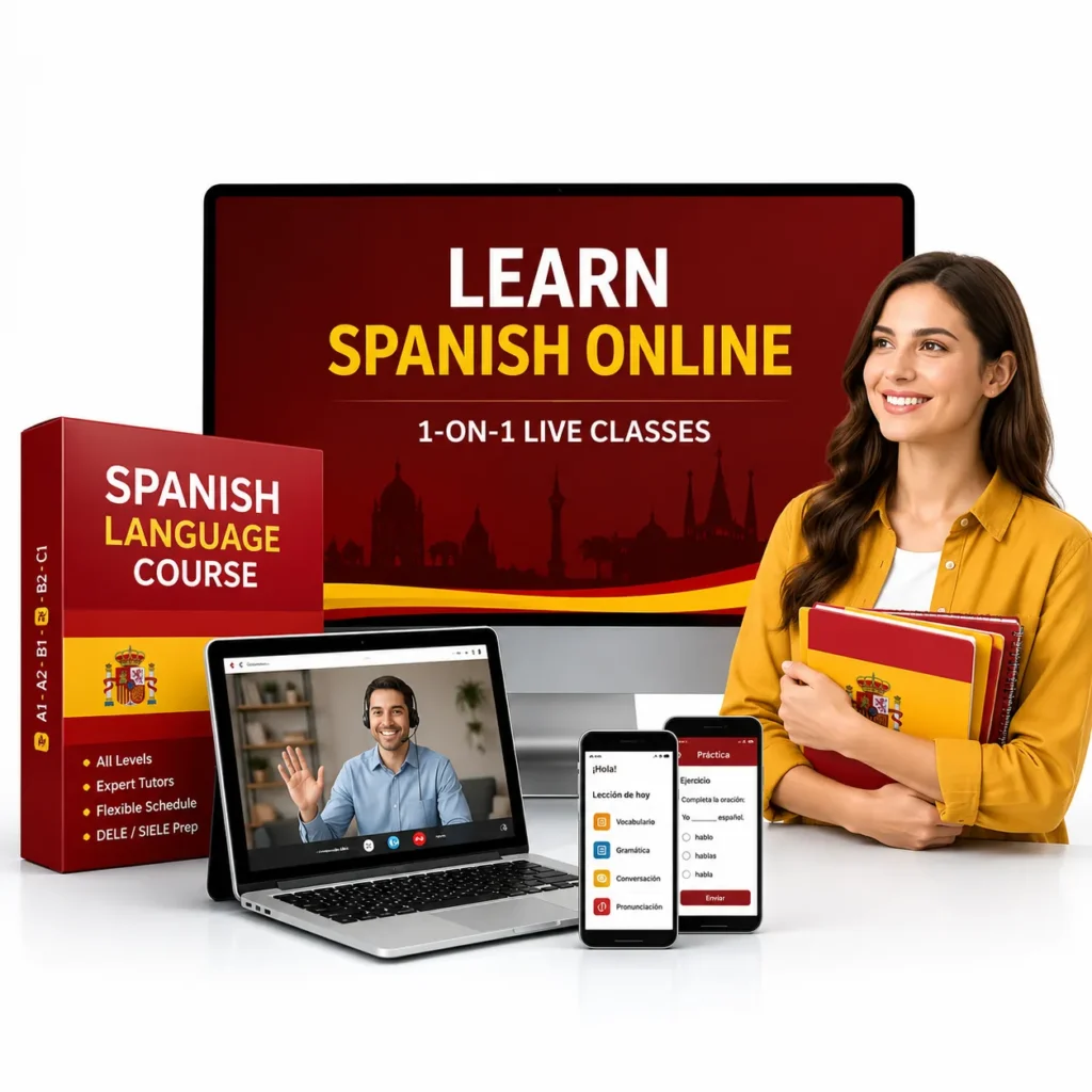 Learn Spanish online with live 1-on-1 classes from expert Spanish language tutors.