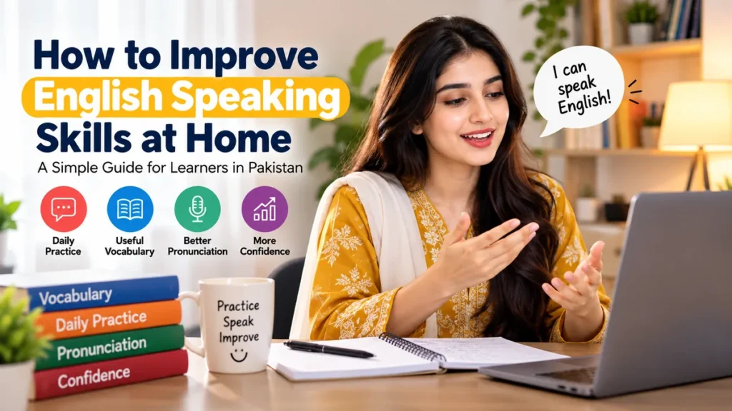 How to improve English speaking skills at home in Pakistan